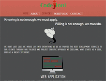 Tablet Screenshot of codejinni.com